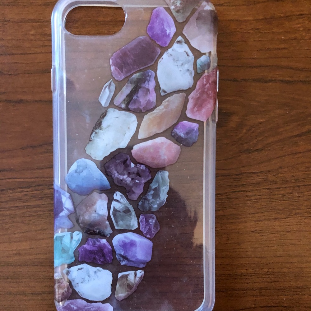 Clear iPhone 8 gem case
